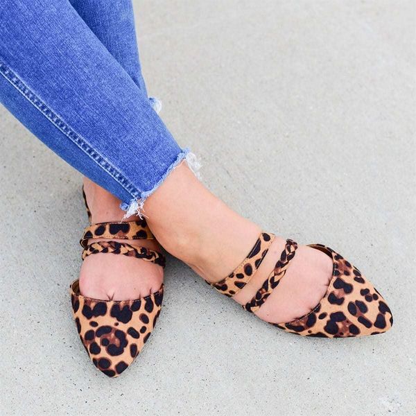 лето женщина плоского тапочки leopard острого нос женских сандалии повседневная женщина мулы обувь открытый женские слайды zapatos mujer, Black
лето женщина плоского тапочки leopard острого нос женских сандалии повседневная женщина мулы обувь открытый женские слайды zapatos mujer, Black