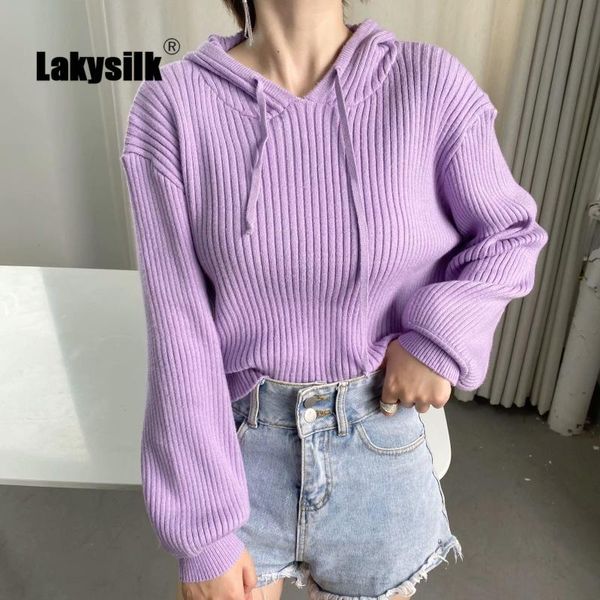 women hooded knitted sweater women autumn winter full sleeve thick warm soft pullovers female purple outwear coats for ladies, White;black
women hooded knitted sweater women autumn winter full sleeve thick warm soft pullovers female purple outwear coats for ladies, White;black