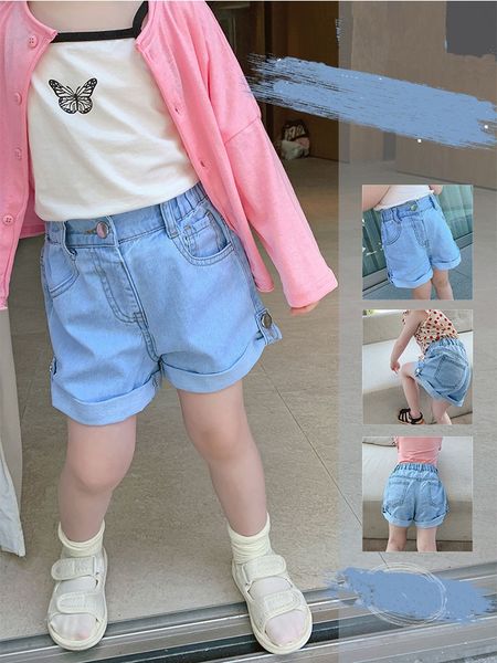 fashion casual denim shorts summer girls' shorts panty clothing pants children's pants 3-8 years old children's clothing, Blue
fashion casual denim shorts summer girls' shorts panty clothing pants children's pants 3-8 years old children's clothing, Blue
