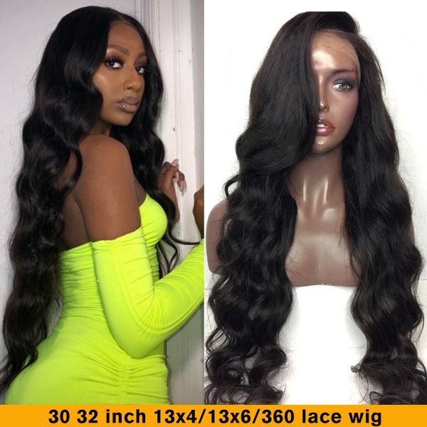 26-дюймовый 180 body wave фронта шнурка парики шнурка 360 фронтальная парики для чернокожих женщин pre щипковых бразильский человеческих вол, Black
26-дюймовый 180 body wave фронта шнурка парики шнурка 360 фронтальная парики для чернокожих женщин pre щипковых бразильский человеческих вол, Black