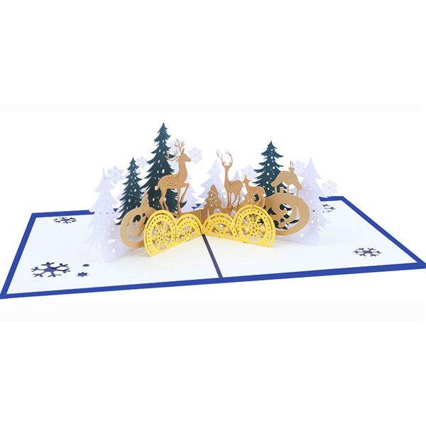 laser cut christmas party invitations 3d pop up greeting card cubic foldable christmas forest deer cards
laser cut christmas party invitations 3d pop up greeting card cubic foldable christmas forest deer cards