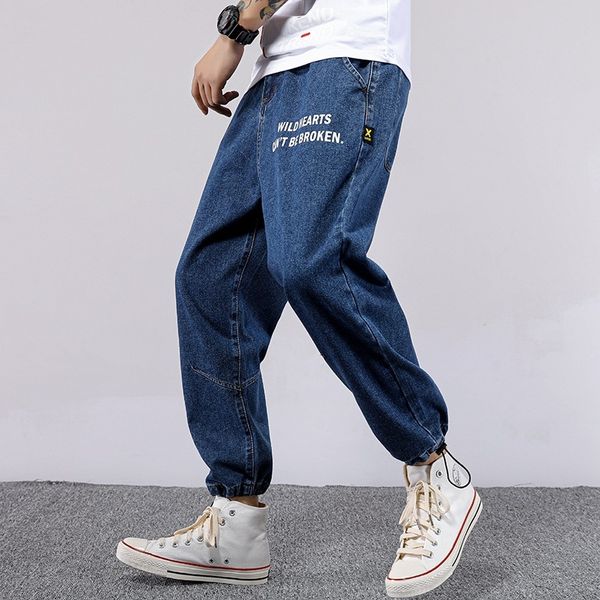 and summer 2020 big yards jeans male easy printing nine points cowboy torre pants fertilizer increased foot trousers, Blue
and summer 2020 big yards jeans male easy printing nine points cowboy torre pants fertilizer increased foot trousers, Blue
