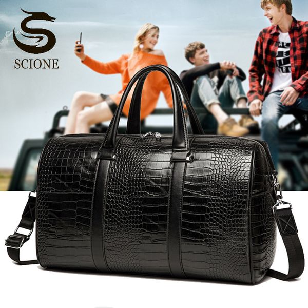 men pu leather travel duffle bags large capacity luggage bag male portable handbag black sports shoulder bags xa29m
men pu leather travel duffle bags large capacity luggage bag male portable handbag black sports shoulder bags xa29m