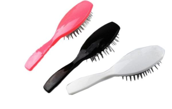 professional anti static steel comb brush for wig hair extensions training head airdressing salon tools plastic handle, Silver
professional anti static steel comb brush for wig hair extensions training head airdressing salon tools plastic handle, Silver
