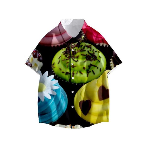 new 3d printed men's shirt turn-down collar single-breasted shirt gourmet shirts cake burger sugar fruit streetwears, White;black
new 3d printed men's shirt turn-down collar single-breasted shirt gourmet shirts cake burger sugar fruit streetwears, White;black