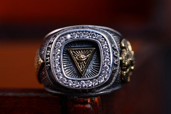 925 silver domineering fashion god omniscient eye time ring personality retro fashion male ring
925 silver domineering fashion god omniscient eye time ring personality retro fashion male ring