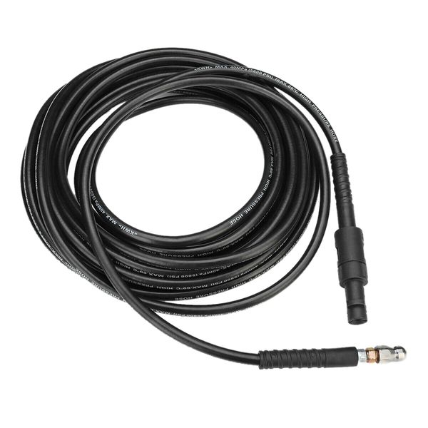 15m high pressure washer drain cleaning hose set pipe cleaner toilet for karcher