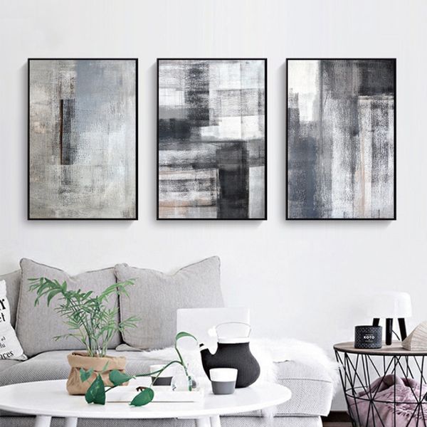 abstract black and white gray canvas painting wall art picture poster and print home decoration for living room no frame
abstract black and white gray canvas painting wall art picture poster and print home decoration for living room no frame
