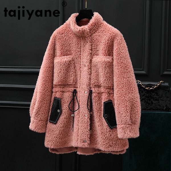 real fur coat female autumn winter coat women clothes 2020 100% wool jacket korean vintage sheep shearling suede lining zt3927, Black
real fur coat female autumn winter coat women clothes 2020 100% wool jacket korean vintage sheep shearling suede lining zt3927, Black