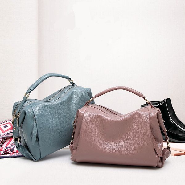 summer shoulder 2019 new korean style fashion simple women's soft face lychee pattern boston bag women's shoulder slanting bag
summer shoulder 2019 new korean style fashion simple women's soft face lychee pattern boston bag women's shoulder slanting bag