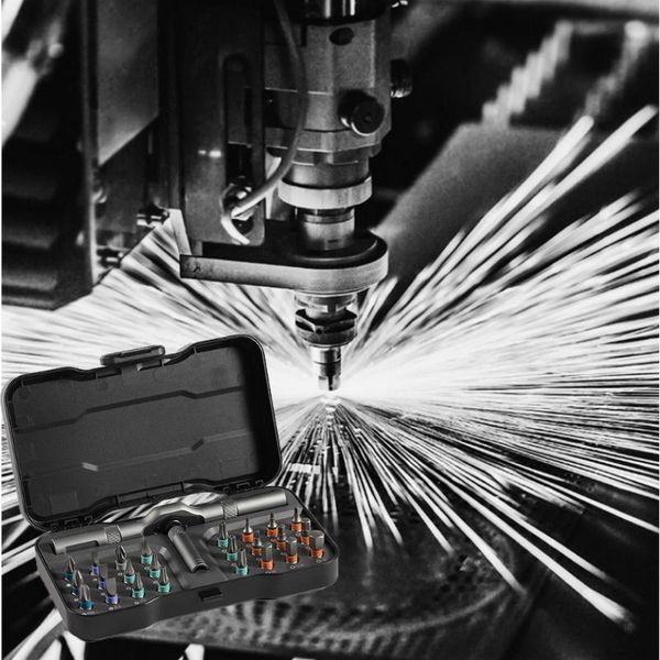 ratchet screwdriver set s2 magnetic bits 24 in 1 multi-purpose diy repair tool cross slot hexagon household disassembly tool
ratchet screwdriver set s2 magnetic bits 24 in 1 multi-purpose diy repair tool cross slot hexagon household disassembly tool