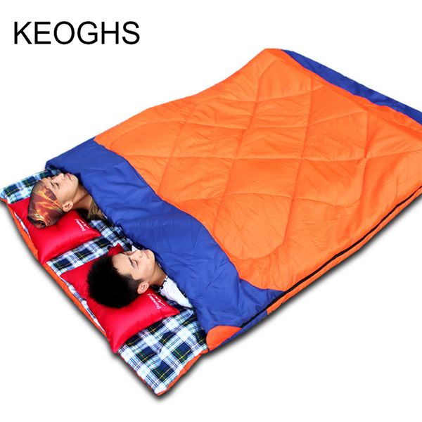 sleeping bags outdoor camping double bag envelope type thick filling cotton light easy carry keep warm 4 seasons
sleeping bags outdoor camping double bag envelope type thick filling cotton light easy carry keep warm 4 seasons