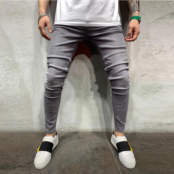 2020 autumn winter men skinny jeans embroidery slim fit straight trousers man casual stretch grey pant jean denim trousers, Blue
2020 autumn winter men skinny jeans embroidery slim fit straight trousers man casual stretch grey pant jean denim trousers, Blue