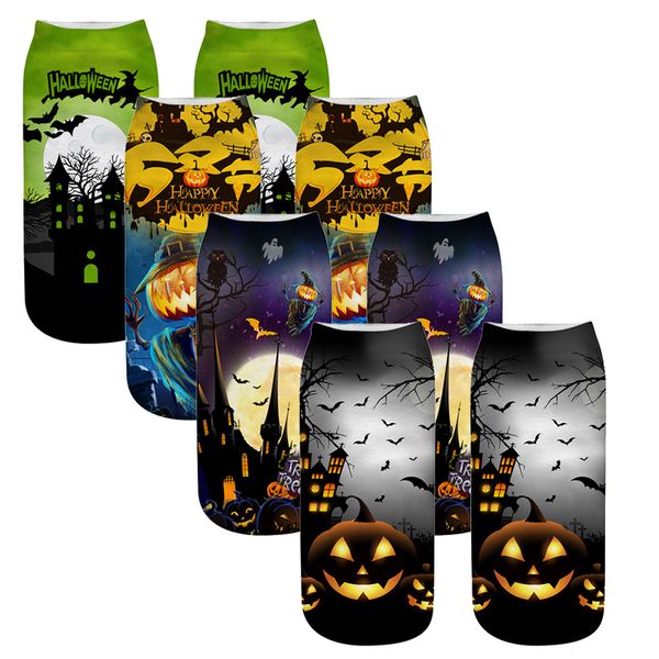 4 pairs low cut sock men and women novelty halloween pumpkins bats casual dress socks, Black;white
4 pairs low cut sock men and women novelty halloween pumpkins bats casual dress socks, Black;white