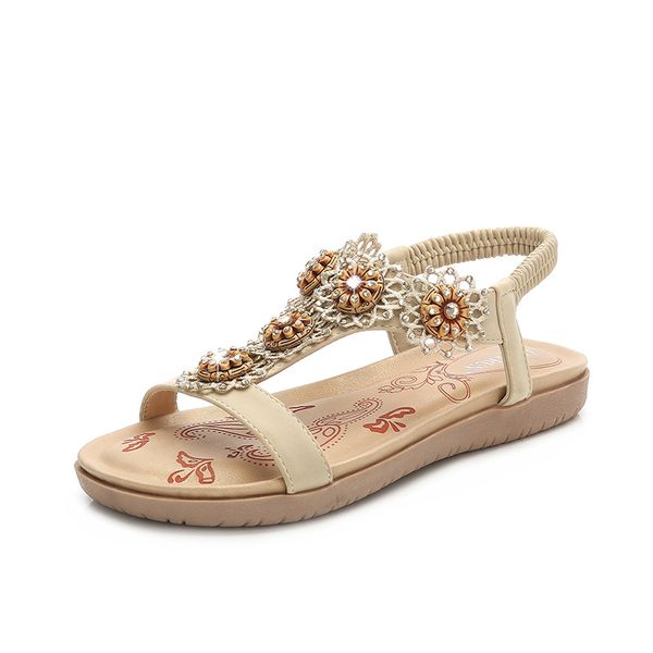 new summer bohemia beach leisure wood buckle comfortable flat heels sandals women flower crystal flip flop ladies shoes big, Black
new summer bohemia beach leisure wood buckle comfortable flat heels sandals women flower crystal flip flop ladies shoes big, Black