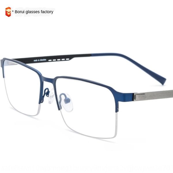 business men's half- business alloy frame men's square glasses frame can myopia glasses be equipped with anti-blue-ray myopia, Silver
business men's half- business alloy frame men's square glasses frame can myopia glasses be equipped with anti-blue-ray myopia, Silver