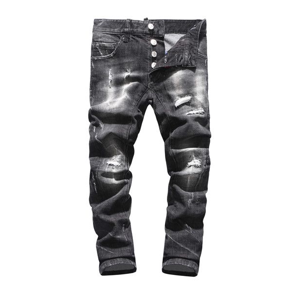 black rock revival denim trousers slim-fit distressed jeans men's designer jeans ripped jeans men's striped pants, Blue
black rock revival denim trousers slim-fit distressed jeans men's designer jeans ripped jeans men's striped pants, Blue