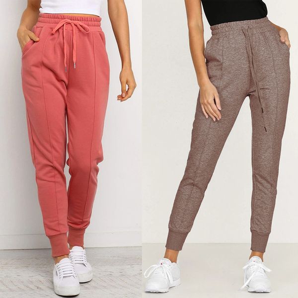 2020 autumn all-match casual solid color elasticated women trousers female new lace up pants beam feet pants mujer pantalones, Black;gray
2020 autumn all-match casual solid color elasticated women trousers female new lace up pants beam feet pants mujer pantalones, Black;gray