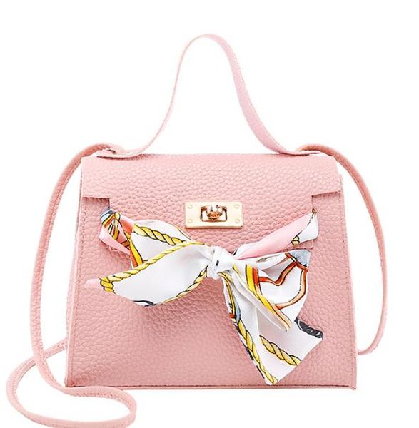 new designer women's bag litchi scarf handbag 2020 one shoulder bow crossbody handbag