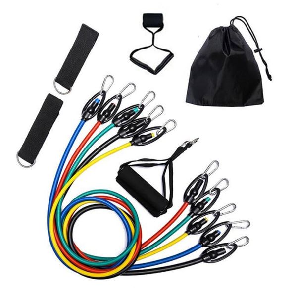 resistance bands 11 piece fitness rally pulling rope workout equipment elastic band for sports
resistance bands 11 piece fitness rally pulling rope workout equipment elastic band for sports