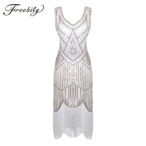 sleeveless royal black embroidery fringe great gatsby party dress women 1920s dress sequin beaded tassels hem flapper, Black;gray
sleeveless royal black embroidery fringe great gatsby party dress women 1920s dress sequin beaded tassels hem flapper, Black;gray