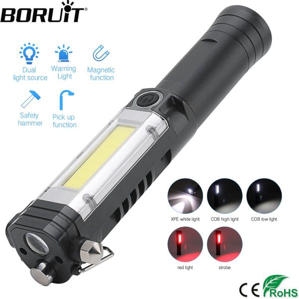 flashlights torches boruit xpe+cob led 5-mode work light with magnet lantern waterproof camping torch by battery
flashlights torches boruit xpe+cob led 5-mode work light with magnet lantern waterproof camping torch by battery