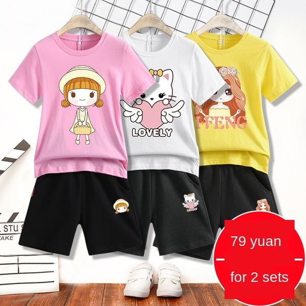 wo7vv girls' sports 2020 new fashion korean girl sports suit cotton summer dress fashionable children's middle and large children
wo7vv girls' sports 2020 new fashion korean girl sports suit cotton summer dress fashionable children's middle and large children