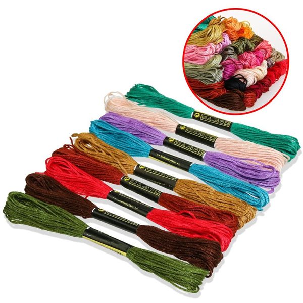 100pcs/pack cross stitch thread for knitting women home diy embroidery thread floss cotton sewing accessories crochet kit, Black;white
100pcs/pack cross stitch thread for knitting women home diy embroidery thread floss cotton sewing accessories crochet kit, Black;white