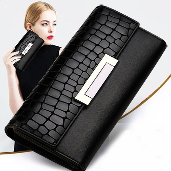 new fashion women wallets genuine leather female clutch ladies long design hasp wallet female money bag purse portefeuille femme, Red;black
new fashion women wallets genuine leather female clutch ladies long design hasp wallet female money bag purse portefeuille femme, Red;black