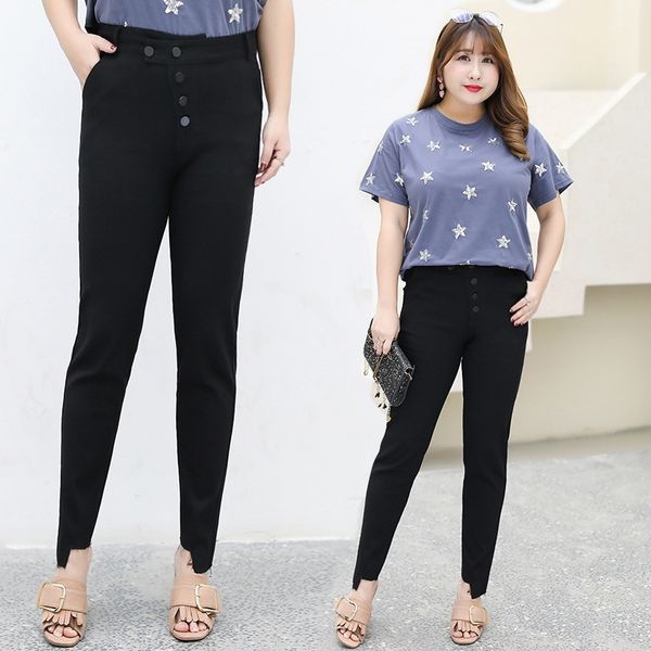 2020 season large size women's slim fit 2020 l 10200 high waist irregular breasted denim cropped trousers 10200, Blue
2020 season large size women's slim fit 2020 l 10200 high waist irregular breasted denim cropped trousers 10200, Blue