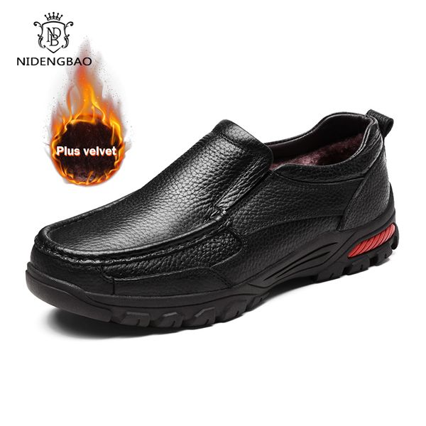 genuine leather shoes men large size 38-48 slip-on loafers with fur men's casual shoes fashion warm footwear zapatillas hombre, Black
genuine leather shoes men large size 38-48 slip-on loafers with fur men's casual shoes fashion warm footwear zapatillas hombre, Black