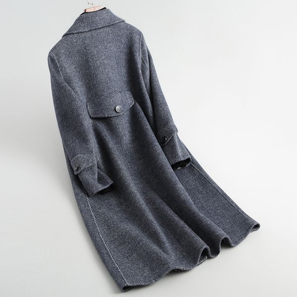 2020 new elegant long wool coat female autumn winter alpaca korean casual ladies print jacket coats women abrigos 38044, Black
2020 new elegant long wool coat female autumn winter alpaca korean casual ladies print jacket coats women abrigos 38044, Black