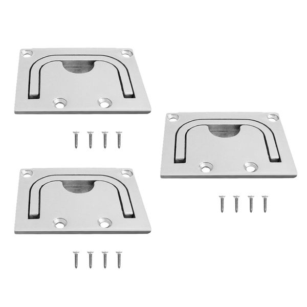 3pcs boat 316 stainless steel flush hatch locker - cabinet lift pull handle for marine /yacht
3pcs boat 316 stainless steel flush hatch locker - cabinet lift pull handle for marine /yacht