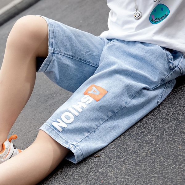 wear boy children's panty shorts panty 2020 handsome children's pants boy korean denim shorts loose thin, Blue
wear boy children's panty shorts panty 2020 handsome children's pants boy korean denim shorts loose thin, Blue