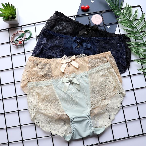 women's panties missnanda japanese ladies luxury embroidery lace mid-low waist hip-raising briefs women panty wholesale, Black;pink
women's panties missnanda japanese ladies luxury embroidery lace mid-low waist hip-raising briefs women panty wholesale, Black;pink