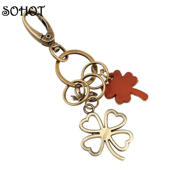 soluck jewellery clover keychain handbags pendant genuine leather key chains key ring holder accessories gifts, Silver
soluck jewellery clover keychain handbags pendant genuine leather key chains key ring holder accessories gifts, Silver