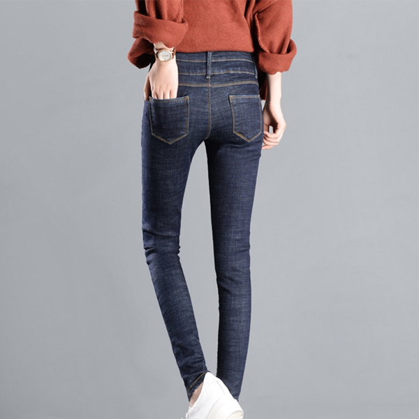 blackday women high waist pencil jeans elegant skinny pockets spring autumn zipper denim pants lady slim casual trousers, Blue
blackday women high waist pencil jeans elegant skinny pockets spring autumn zipper denim pants lady slim casual trousers, Blue