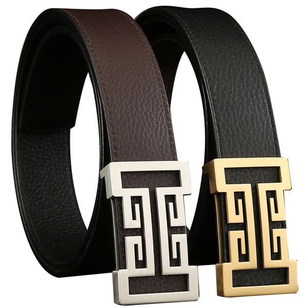 3.4cm stainless steel ping hua kou leather double-sided belt dual-purpose men cowhide leather belt, Black;brown
3.4cm stainless steel ping hua kou leather double-sided belt dual-purpose men cowhide leather belt, Black;brown