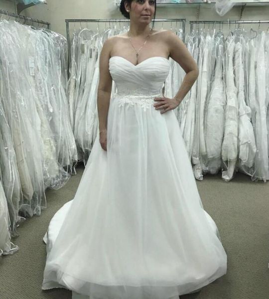 simple plus size wedding dresses sweetheart zipper back appliques bridal gowns a line summer garden wedding dress custom made, White
simple plus size wedding dresses sweetheart zipper back appliques bridal gowns a line summer garden wedding dress custom made, White