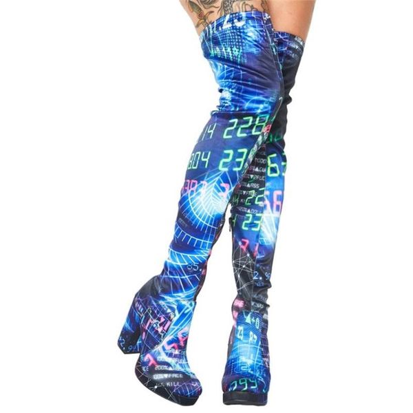 us4-12 womens platform over the knee high boots stretcy socks block chunky heel shoes printed mixed 10 colors plus size 34-44, Black
us4-12 womens platform over the knee high boots stretcy socks block chunky heel shoes printed mixed 10 colors plus size 34-44, Black