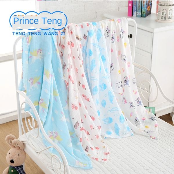 gaoyang bamboo cotton 110*120cm scarf scarf cartoon printed children's quilt soft and comfortable swaddling towel
gaoyang bamboo cotton 110*120cm scarf scarf cartoon printed children's quilt soft and comfortable swaddling towel