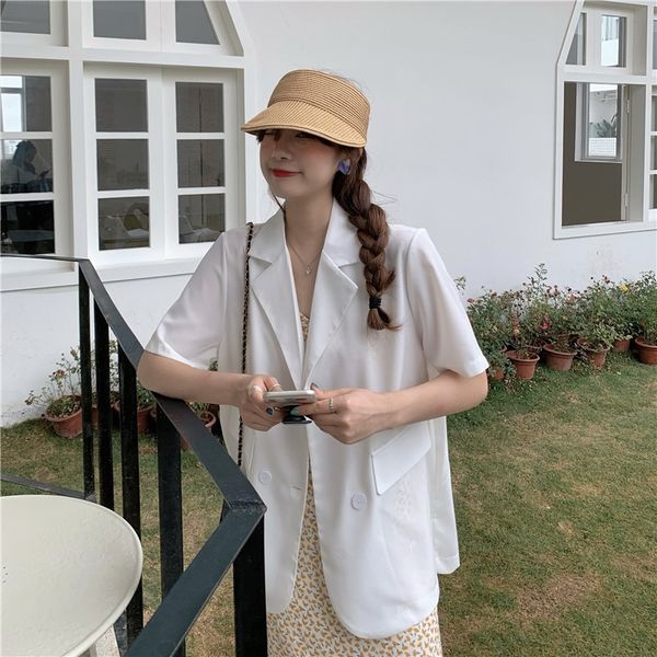 lady fox thin casual all-match short-sleeved suit women's shorts and shortskorean style loose black temperament small west, White;black
lady fox thin casual all-match short-sleeved suit women's shorts and shortskorean style loose black temperament small west, White;black