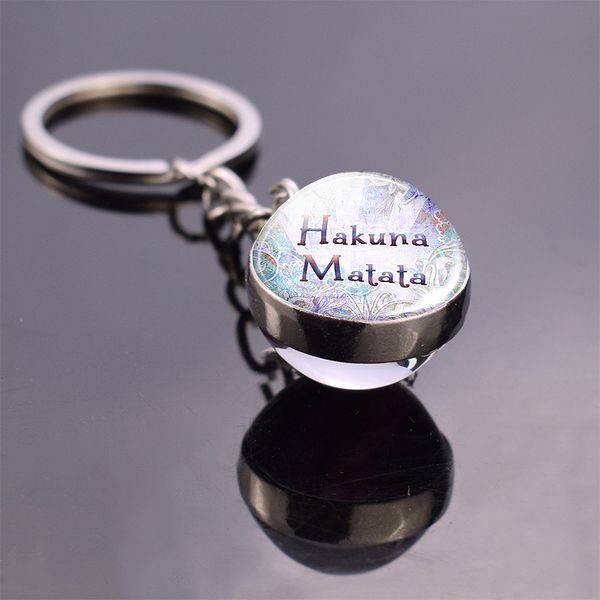 hakuna matata key chain crystal ball african proverb inspirational quote double sided keyring jewelry gift for child friends, Silver
hakuna matata key chain crystal ball african proverb inspirational quote double sided keyring jewelry gift for child friends, Silver