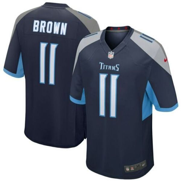 aj brown #11 men's xs-5xl stitched football jerseys, Gray