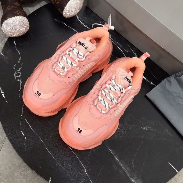 высокое качество обуви дизайнера luxury mens женщин вскользь ботинки, мужские женские кроссовки пару моделей тенниса обувь triple s прозрачн, Black
высокое качество обуви дизайнера luxury mens женщин вскользь ботинки, мужские женские кроссовки пару моделей тенниса обувь triple s прозрачн, Black