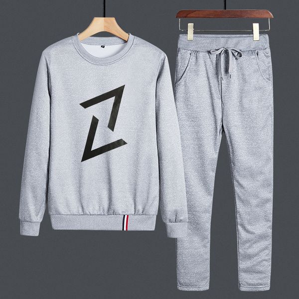 men's tracksuits brand clothing fashion tracksuit casual sportsuit men hoodies sweatshirts sportswear coat+pant set, Gray
men's tracksuits brand clothing fashion tracksuit casual sportsuit men hoodies sweatshirts sportswear coat+pant set, Gray