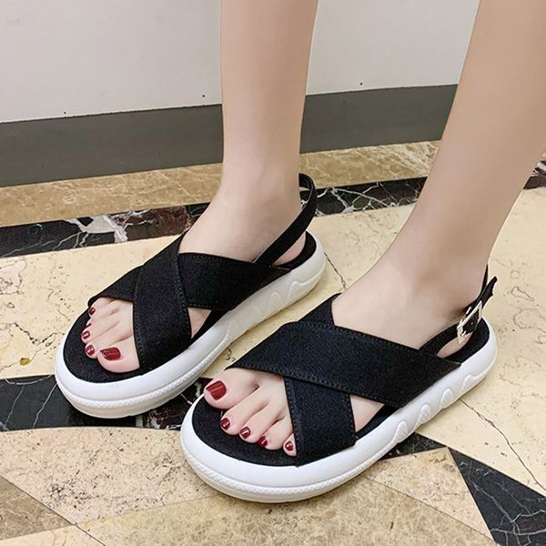2020 summer women platform sandals candy color chunky sandals thick sole casual shoes comfort ladies shoe sandalias mujer 8174c, Black
2020 summer women platform sandals candy color chunky sandals thick sole casual shoes comfort ladies shoe sandalias mujer 8174c, Black