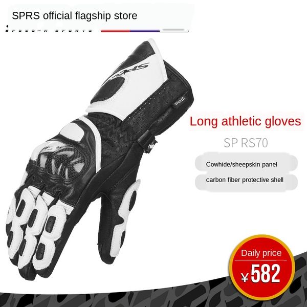 sprs gloves motorcycle men's riding motorcycle racing anti-fall anti-skid sports car gloves four seasons anti-fall long cowhide, Black
sprs gloves motorcycle men's riding motorcycle racing anti-fall anti-skid sports car gloves four seasons anti-fall long cowhide, Black