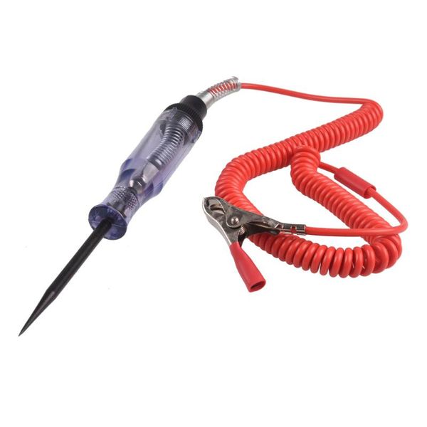 car electrical voltage tester pen with spring dc 6v 12v 24v transparent car motorcycle light lamp electrician test pencil
car electrical voltage tester pen with spring dc 6v 12v 24v transparent car motorcycle light lamp electrician test pencil