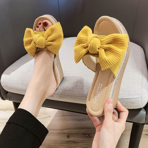 net red slippers women wear explosive models 2020 summer butterfly-knot wedge thick bottom 4.5cm muffin word beach sandals women, Black
net red slippers women wear explosive models 2020 summer butterfly-knot wedge thick bottom 4.5cm muffin word beach sandals women, Black